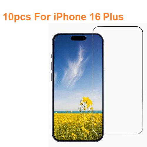 10 PACK Tempered Glass Screen Protector For iPhone 16, 16 Pro,16 Plus,16 Pro Max - Picture 7 of 9